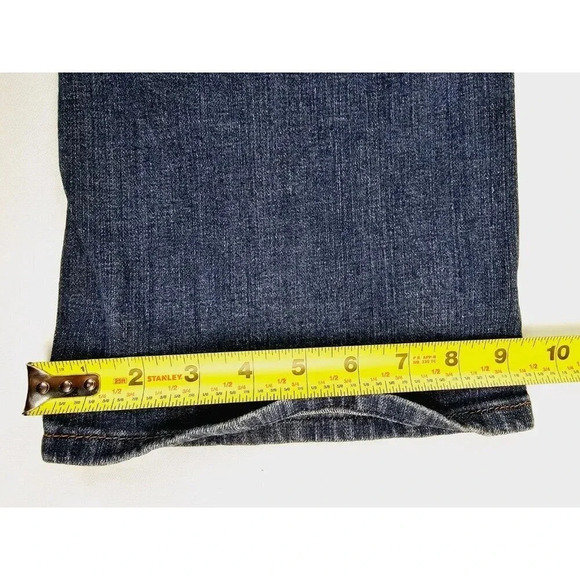 Levis 33X32 Women's 515 Bootcut Blue Denim Egyptian Cotton Logo Jeans Size 16M - Picture 5 of 14